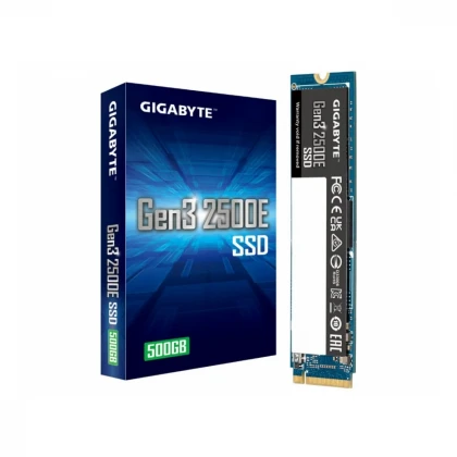 GIGABYTE 500GB M.2 PCIe Gen3 x4 NVMe 2500E SSD G325E500G 