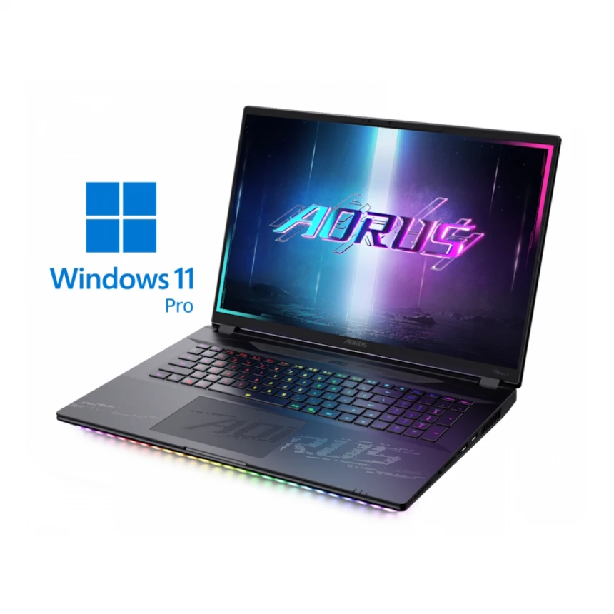 GIGABYTE AORUS MASTER 18 BZH 18 inch QHD+ 240Hz 1200nits Core Ultra 9 275HX 32GB 2TB SSD GeForce RTX 5090 24GB RGB Backlit Win11Pro gaming laptop