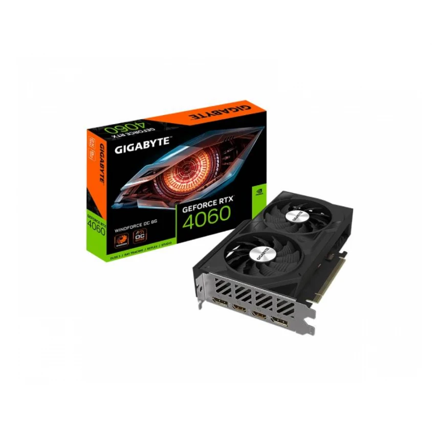 GIGABYTE nVidia GeForce RTX 4060 WINDFORCE OC 8GB GV-N4060WF2OC-8GD grafička karta