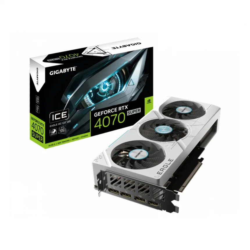 GIGABYTE nVidia GeForce RTX 4070 SUPER EAGLE OC ICE 12GB GV-N407SEAGLEOC ICE-12GD grafička karta