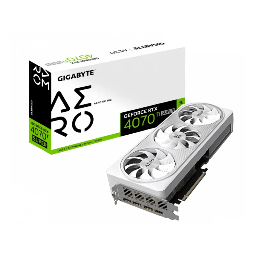 GIGABYTE nVidia GeForce RTX 4070 Ti SUPER AERO OC 16GB GV-N407TSAERO OC-16GD grafička karta