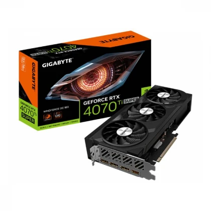 GIGABYTE nVidia GeForce RTX 4070 Ti SUPER WINDFORCE  16GB GV-N407TSWF3OC-16GD grafička karta