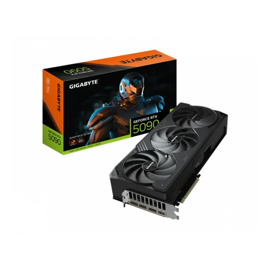 GIGABYTE nVidia GeForce RTX 5090 WINDFORCE OC 32GB 512bit GV-N5090WF3OC-32GD rev 1.0 grafička karta