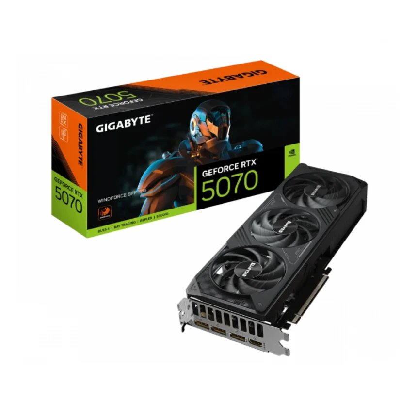 GIGABYTE nVidia GeForce RTX 5070 WINDFORCE 12GB 192bit GV-N5070WF3-12GD rev. 1.0 grafička karta