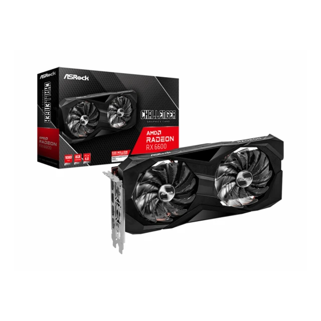 Grafička karta ASROCK Radeon RX 6600 Challenger D AMD/8GB/GDDR6/128 bit/crna