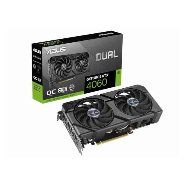 Grafička karta ASUS DUAL-RTX4060-O8G-EVO NVD/8GB/GDDR6/128bit/crna