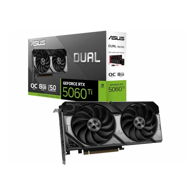 Graficka karta ASUS DUAL-RTX5060TI-O8G NVD/8GB/GDDR7/128bit/crna