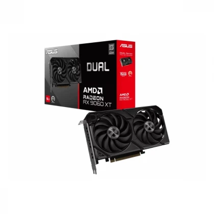 Graficka karta ASUS DUAL-RX9060XT-16GT AMD/16GB/GDDR6/128bit/crna