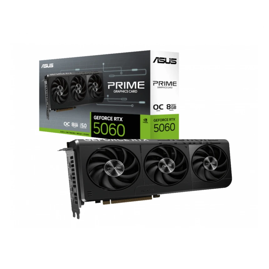 Graficka karta ASUS PRIME RTX 5060 8GB/GDDR7/128bit/crna