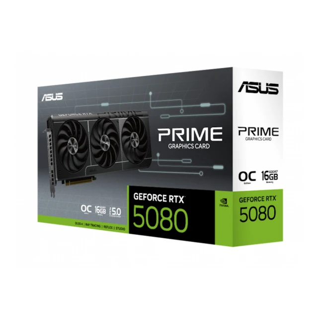 Graficka karta ASUS PRIME-RTX5080-O16G NVD/16GB/GDDR7/256bit/crna