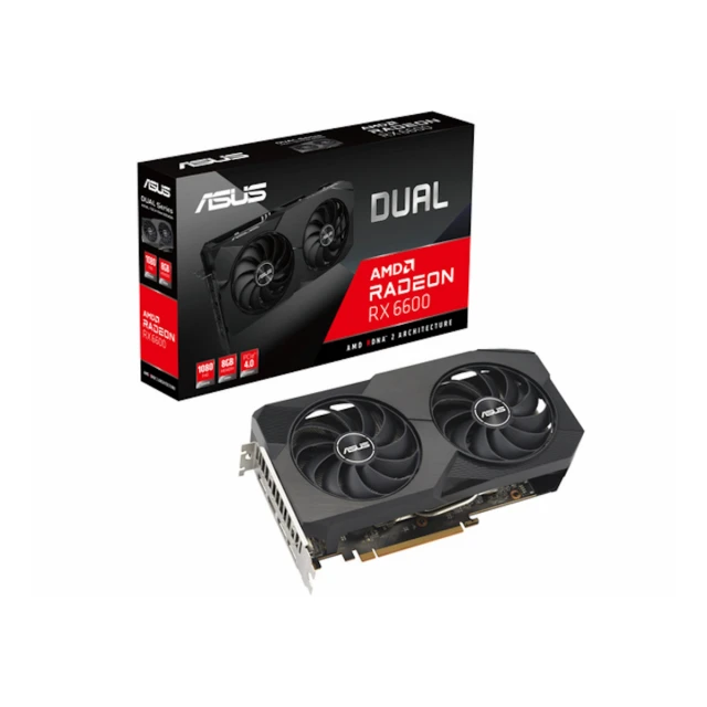 Grafička karta ASUS RX6600 DUAL-RX6600-8G V2 AMD/8GB/GDDR6/128bit/crna