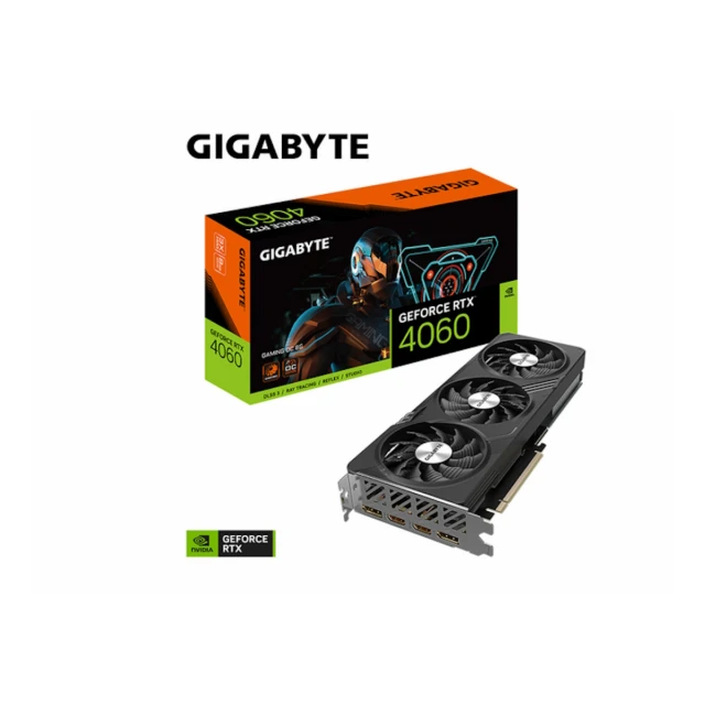 Grafička karta GIGABYTE GV-N4060GAMING OC-8GD 1.0 8GB/NVD/GDDR6/128bit/crna