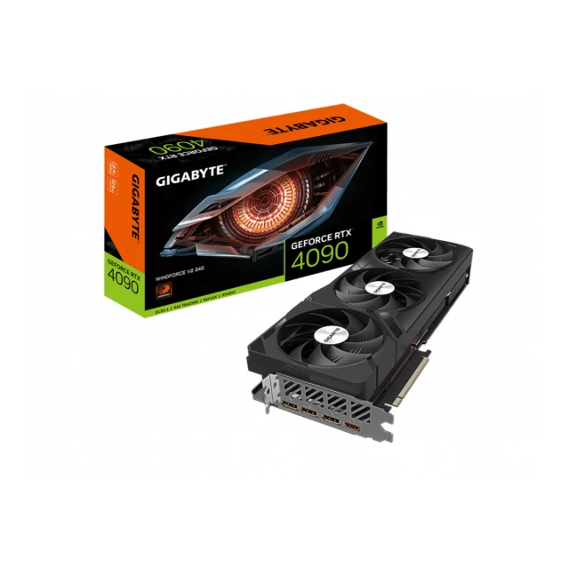 Grafička karta GIGABYTE GV-N4090WF3V2-24GD WINDFORCE 24GB/NVD/GDDR6/384bit/crna