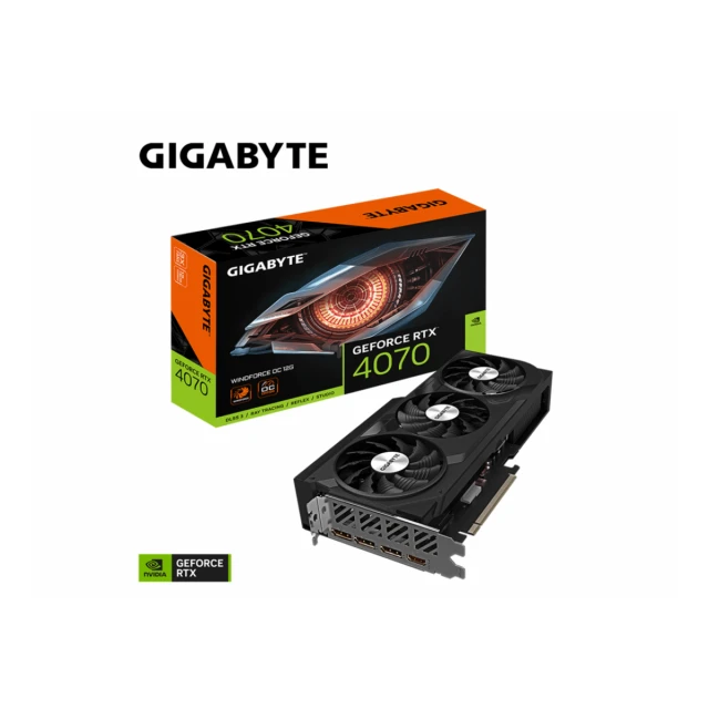 Grafička karta GIGABYTE GV-N4070WF30C-12GD WINDFORCE 1.0/12GB/NVD/GDDR6X/192bit