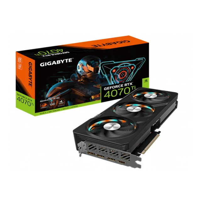 Grafička karta GIGABYTE RTX 4070 Ti GV-N407TGAMING OCV2-12GD NVD/12GB/GDDR6X/192bit/crna