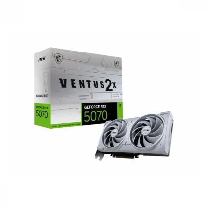 Graficka karta MSI G5070-12V2CW RTX5070 VENTUS 2X OC NVD/12GB/GDDR7/192bit/bela