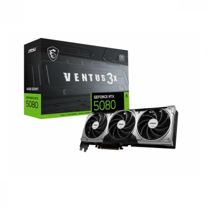 Graficka karta MSI G5080-16V3C RTX5080 VENTUS 3X OC NVD/16GB/GDDR7/256bit/crna