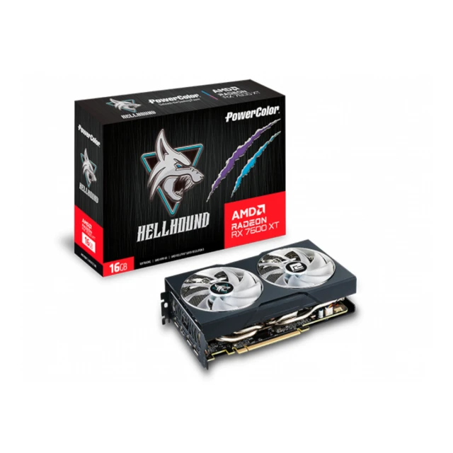 Grafička karta POWER COLOR Hellhoound RX7600XT 16G-L/OC AMD/16GB/GDDR6/128bit/crna
