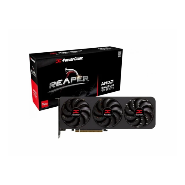 Graficka karta POWERCOLOR RX 9070 16G-A Reaper AMD/16GB/GDDR6/256bit/crna