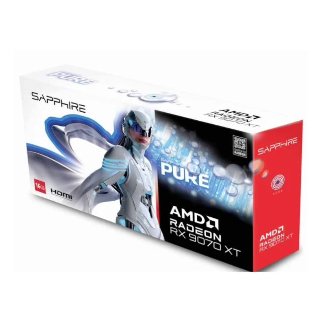 Graficka karta SAPPHIRE PULSE RX 9070 XT GAMING AMD 16GB/GDDR6/256bit/crna