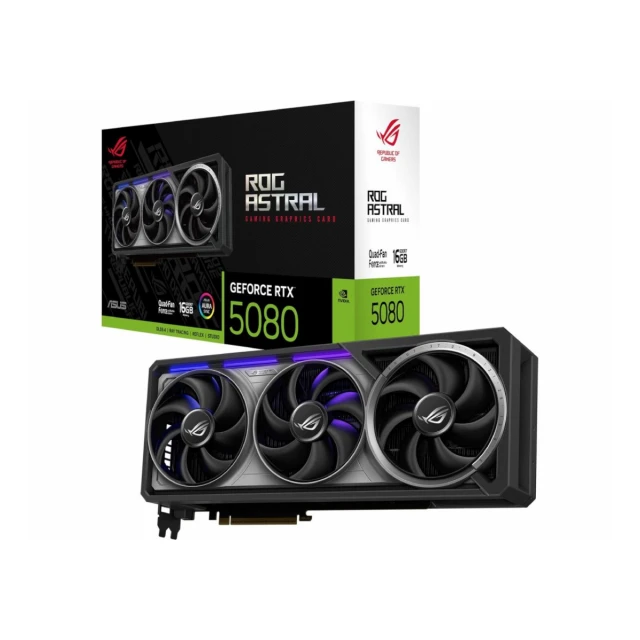Graficka kartica ASUS  ROG-ASTRAL-RTX5080-O16G NVD/16GB/GDDR7/256bit/crna