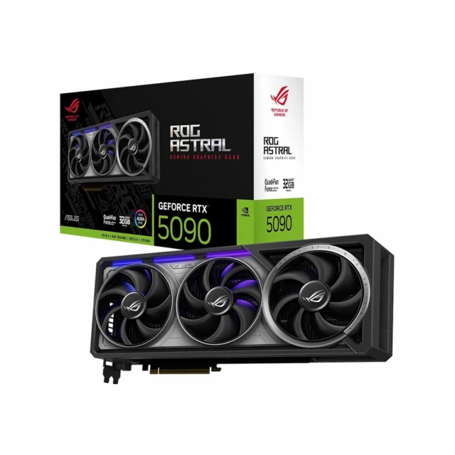 GRAFICKE KARTE ASUS ROG-ASTRAL-LC-RTX5090-O32GAMING NVD/32GB/GDDR7/512bit/siva