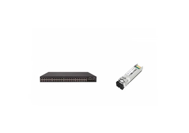 H3C S5120V2-52P-LI L2 48G 4SFP Switch + SFP modul 1.25Gb