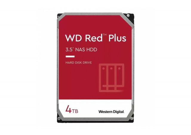 Hard Disk Western Digital Red Plus™ NAS 4TB WD40EFPX (CMR)