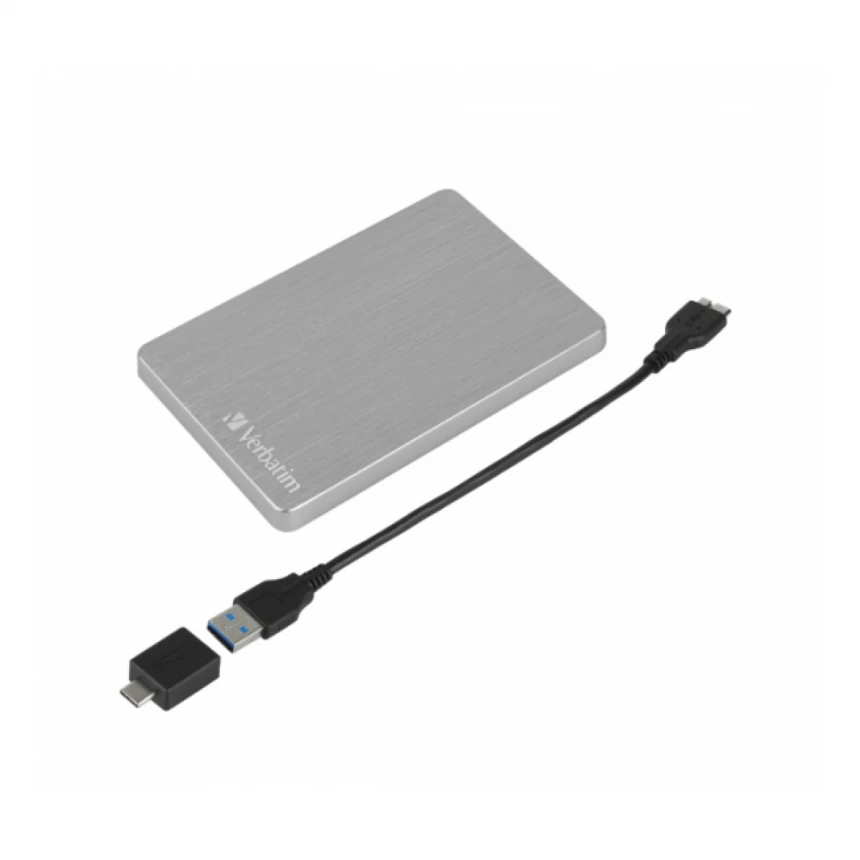 HDD E2.5" Verbatim 2TB USB 3.2 Store'n'Go 53666, Silver