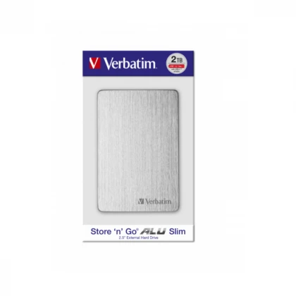 HDD E2.5" Verbatim 2TB USB 3.2 Store'n'Go 53666, Silver