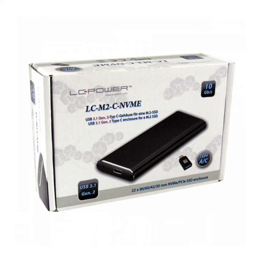 HDD Rack LC Power LC-M2-C-NVME USB3.1 Gen.2