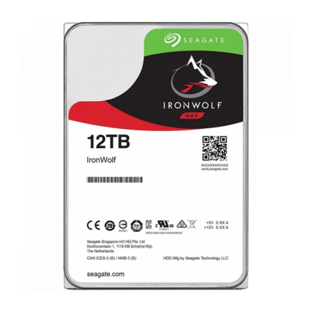 HDD Seagate 12TB ST12000VN0008 3.5 5900 256M IronWolf VN008