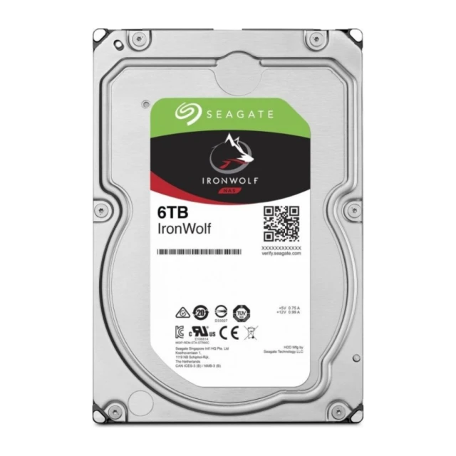 HDD Seagate 6TB ST6000VN001 3.5 5900 256M IronWolf VN001