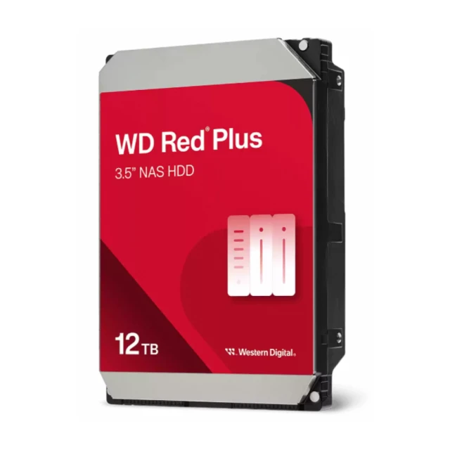 HDD WD 12TB WD120EFGX RED PLUS 7200RPM 512MB