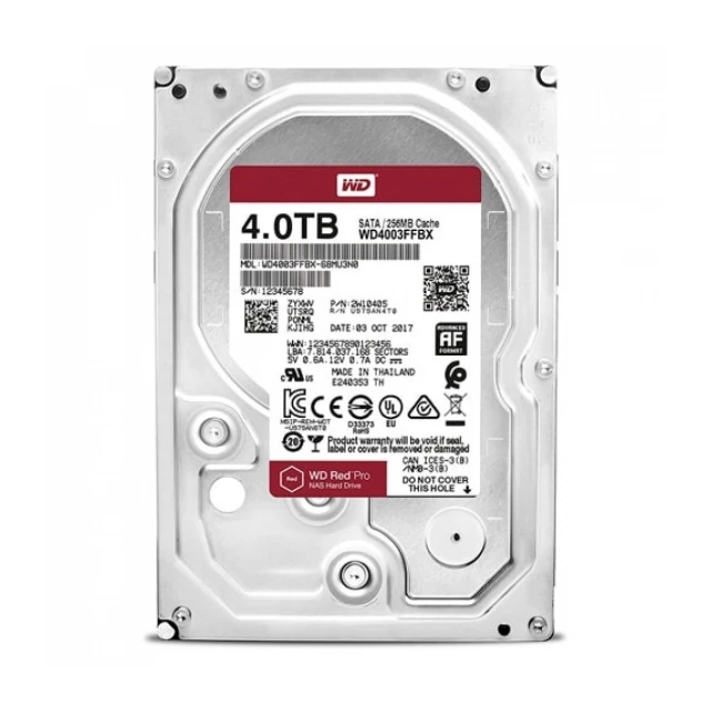 HDD WD 4TB SATAIII 256MB 7200 WD4003FFBX Red Pro