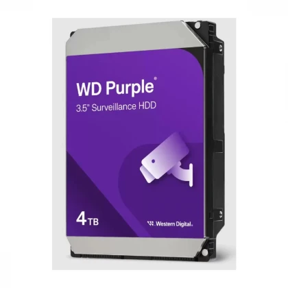 HDD WD 4TB WD44PURZ SATA3 256MB Purple Surveillance