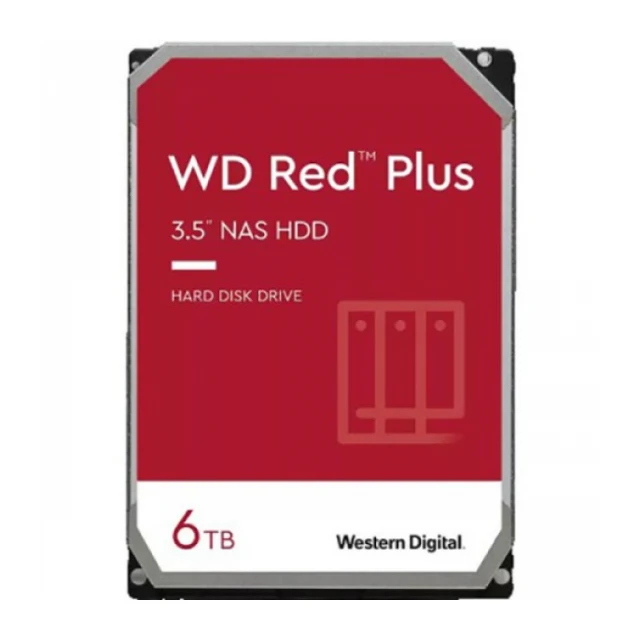 HDD WD 6TB WD60EFPX Red Plus 5400RPM 256MB