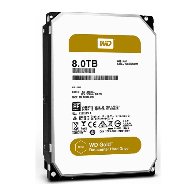 HDD WD 8TB WD8004FRYZ 3.5 7200 256M 24x7 Gold