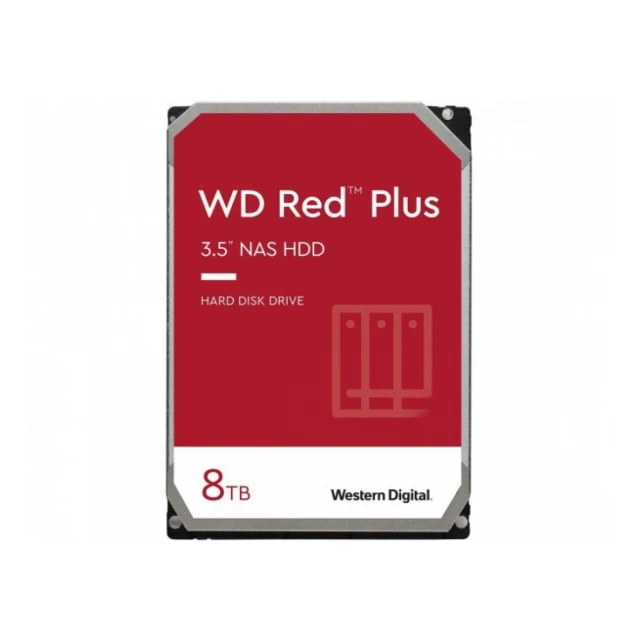 HDD WD 8TB WD80EFBX FES-SATA RED PLUS 7200RPM 256MB