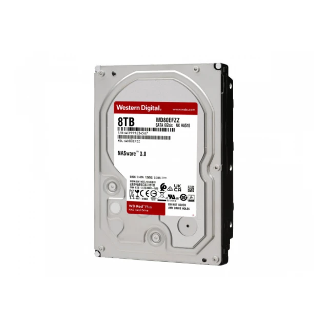 HDD WD 8TB WD80EFZZ SATA RED PLUS 5640RPM 128MB