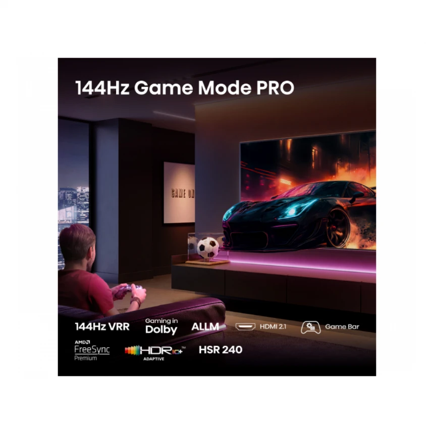 HISENSE 100 inča 100E7Q PRO QLED 4K UHD Smart TV 