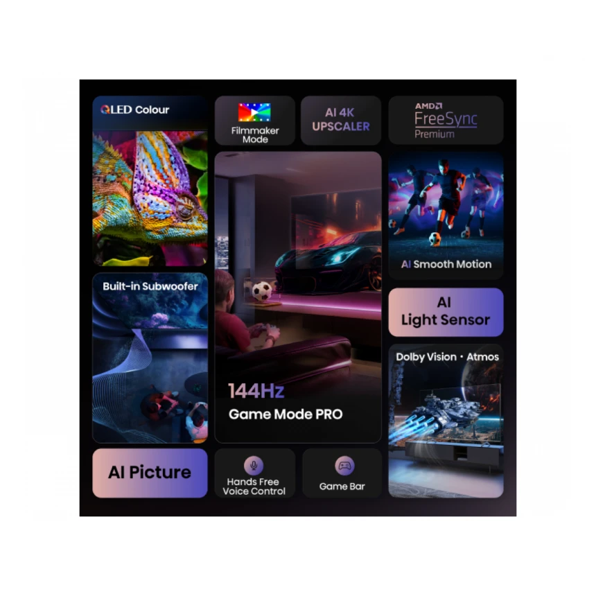 HISENSE 100 inča 100E7Q PRO QLED 4K UHD Smart TV 