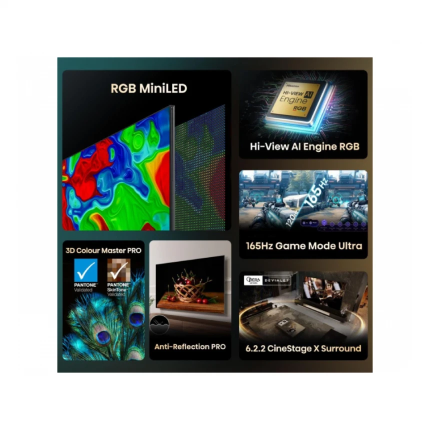 HISENSE 116 inča 116UXQ Mini-LED 4K UHD Smart TV 