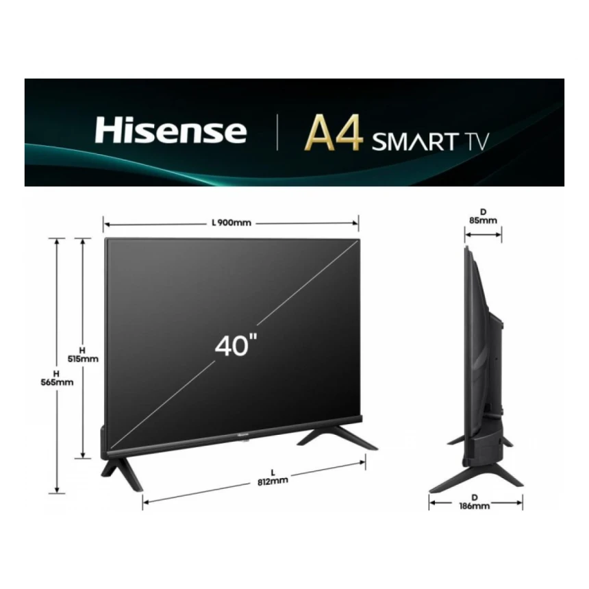 HISENSE 40 inča 40A4Q FHD Smart TV 