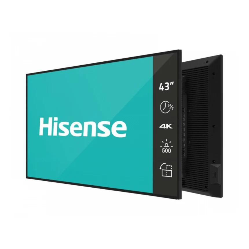 HISENSE 43 inča 43DM66D 4K UHD 500 nita Digital Signage Display - 24/7 Operation 