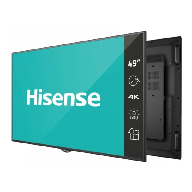 HISENSE 49 inča 49BM66AE 4K UHD 500 nita Digital Signage Display - 24/7 Operation 