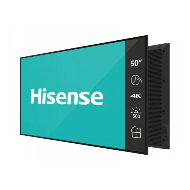 HISENSE 50 inča 50DM66D 4K UHD 500 nita Digital Signage Display - 24/7 Operation 