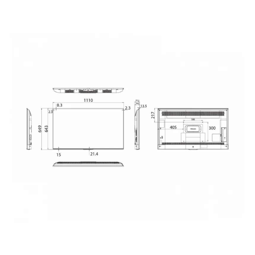 HISENSE 50 inča 50DP30FE 4K UHD 350 nita Digital Signage Display - 16/7 Operation