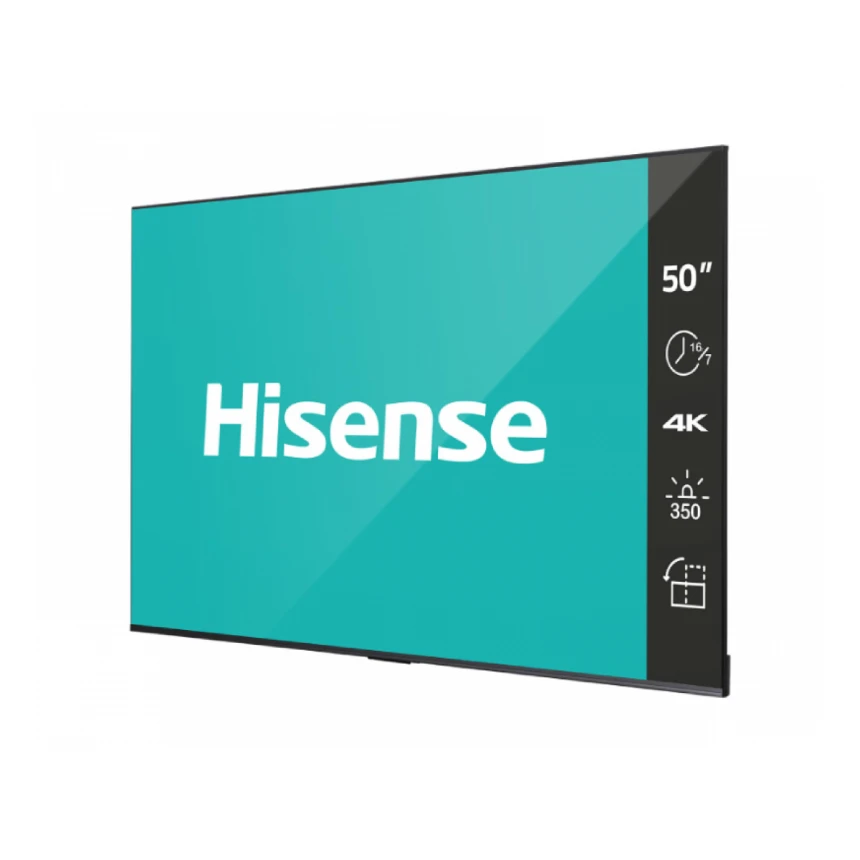HISENSE 50 inča 50DP30FE 4K UHD 350 nita Digital Signage Display - 16/7 Operation