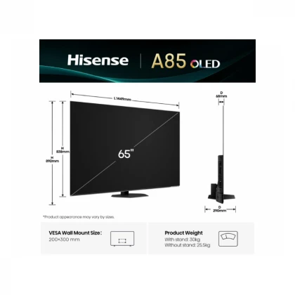 HISENSE 65 inča 65A85Q OLED 4K UHD Smart TV 